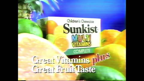 Sunkist Multi Vitamin Commercial (1989)