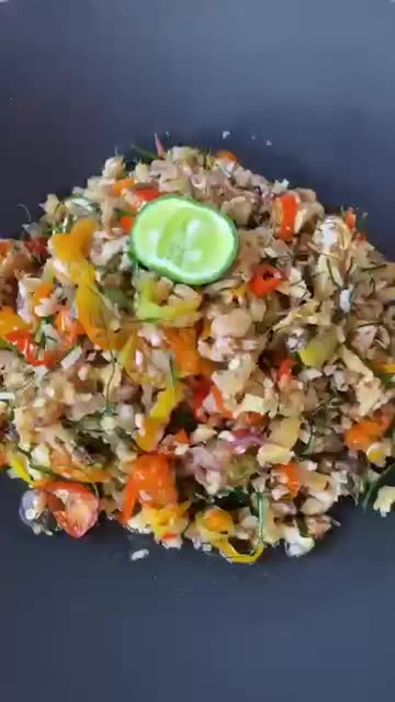 Be Sudang Sambal Bongkot or Salted fish cook with Torch Ginger Stem Sambal🙏🏽😊 #bali #saltedfish