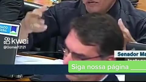 Senador Magno Malta encurrala Flávio Dino