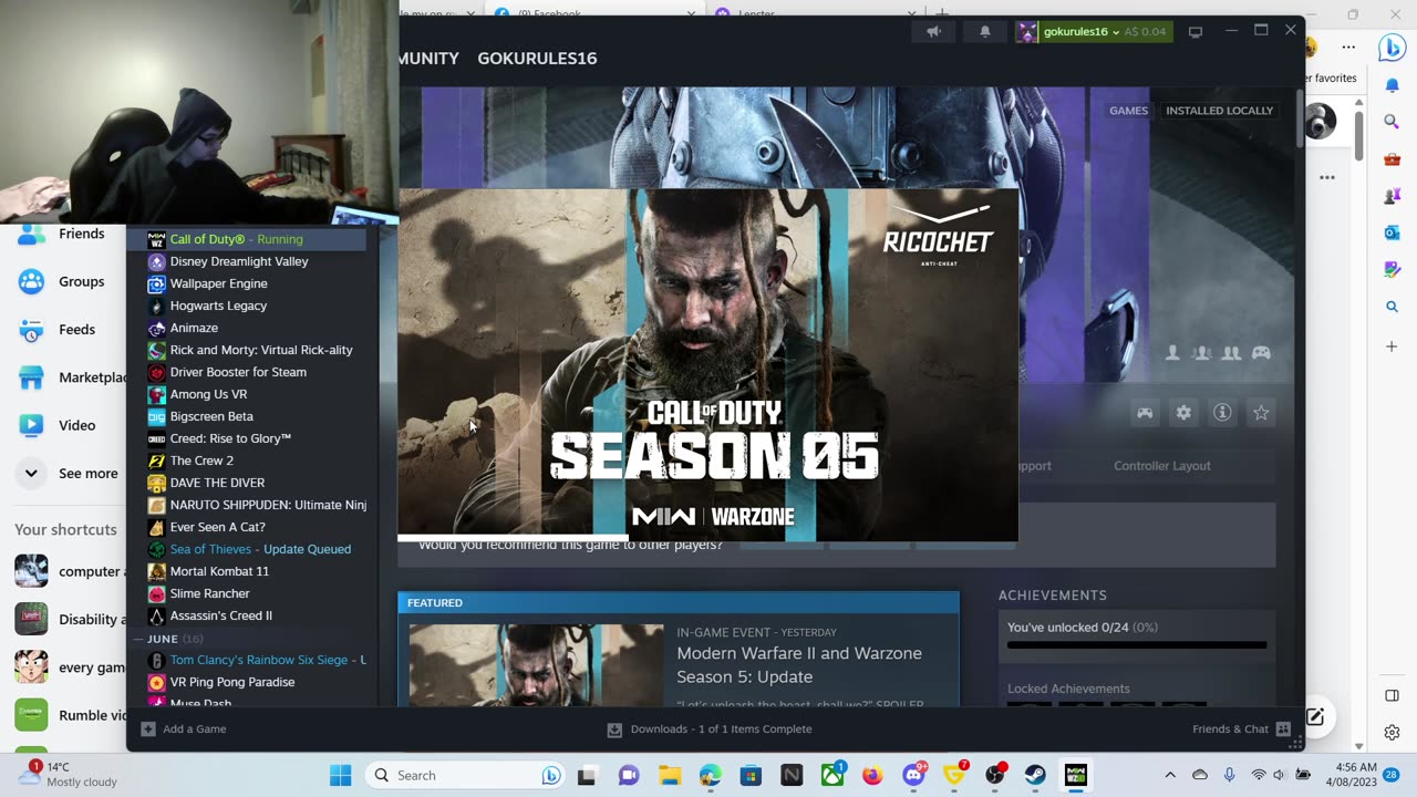 come chat to me while my on my laptop