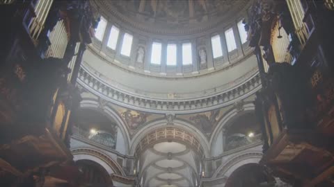 How is St. Paul's Cathedral dome constructed_Cut