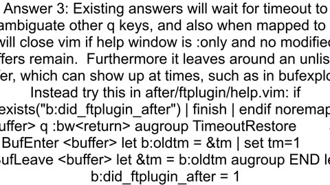 Custom mappings in help text buffers