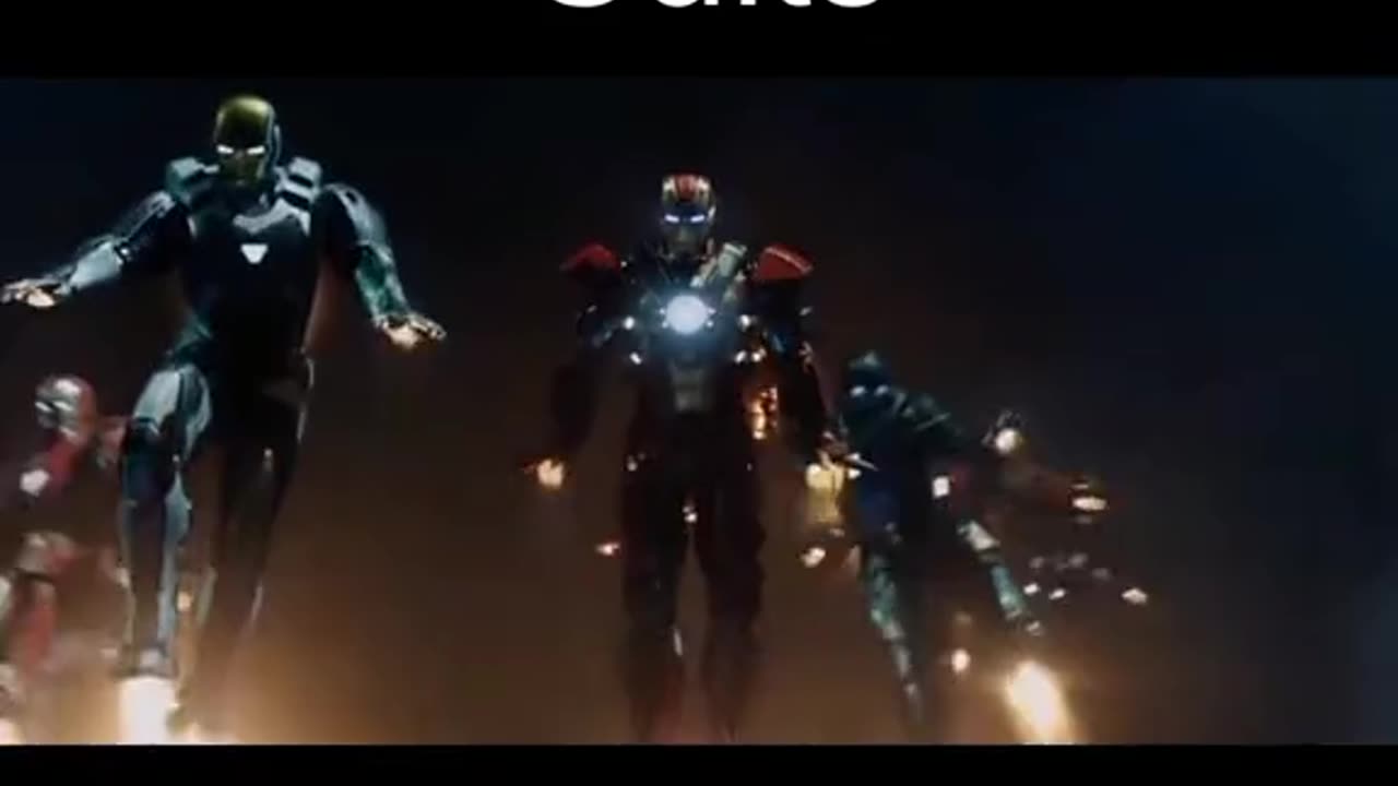 Iron man suits.