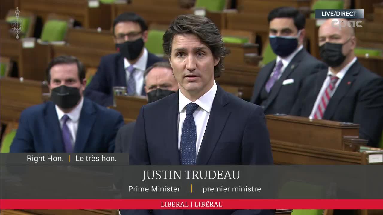 Trudeau: “Individuals are trying to blockade our economy, our democracy...”