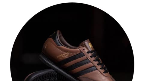 Adidas Beckenbauer Brown Trainers Black Sneaker Pria Original