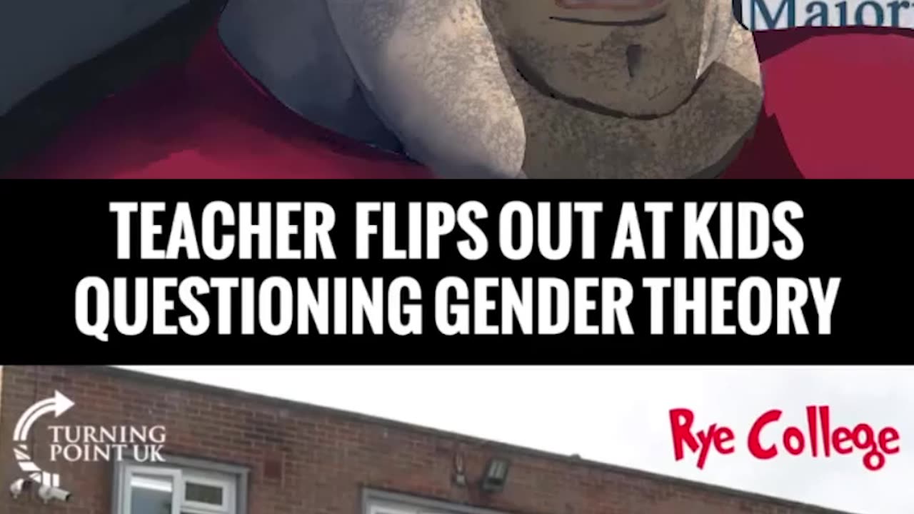 Teacher FLIPS At Kids Questioning Gender Ideology! #shorts