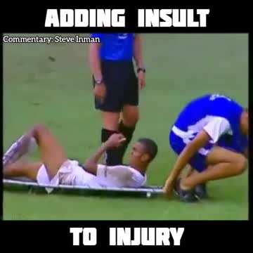 Adding insult to injury.