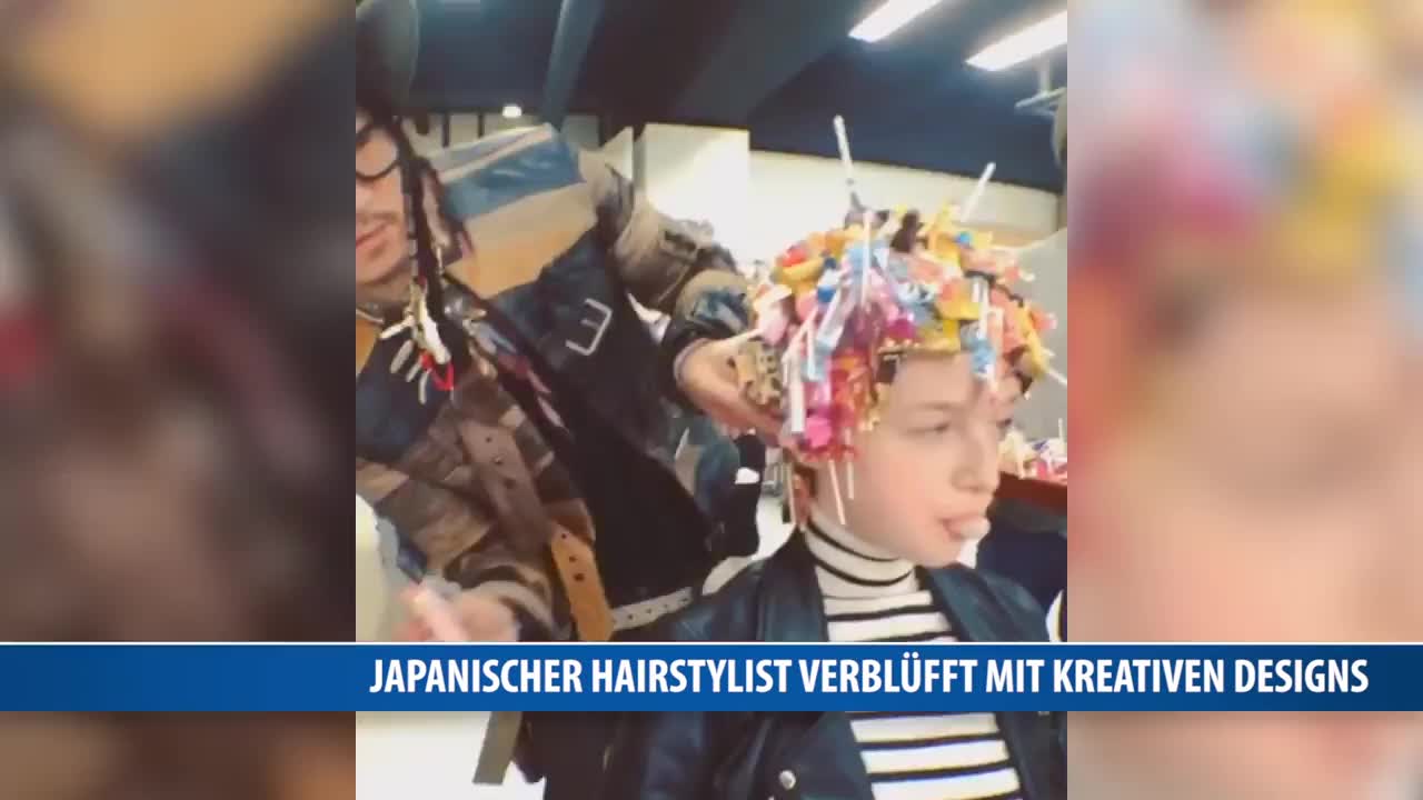 Japanischer Hair-Stylist verblüfft mit kreativen Designs