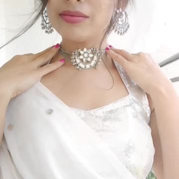 White saree idea