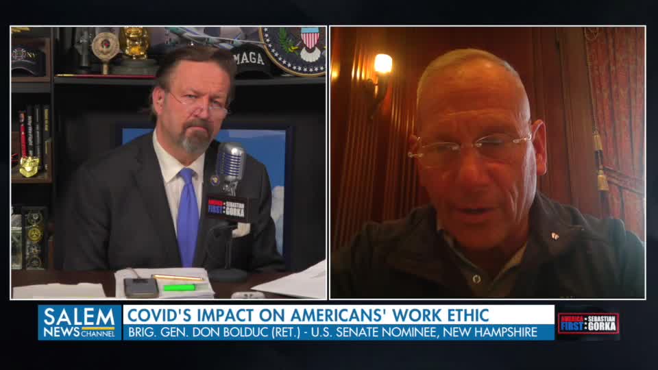 10 Combat Tours, next the Senate. Brig. Gen. Don Bolduc (ret.) with Sebastian Gorka