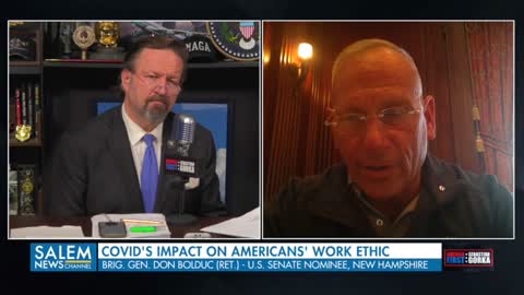 10 Combat Tours, next the Senate. Brig. Gen. Don Bolduc (ret.) with Sebastian Gorka