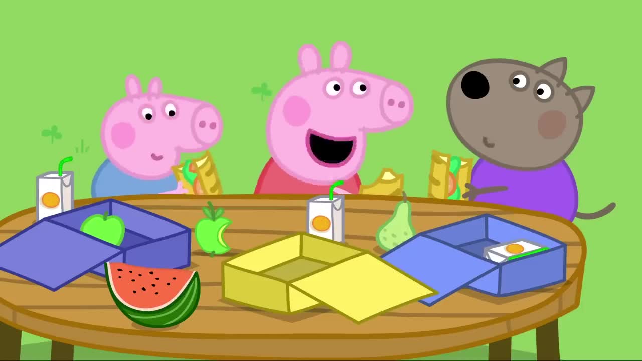 Peppa Pig Goes On A School Bus Trip