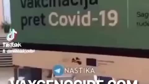 Victim Is Lifeless On The Floor - Just Another Day At The Vaccination Clinic