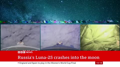 Russian spacecraft crashes into the Moon - BBC News