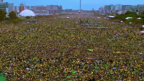 Rio de Janeiro BR: 3 Million Brazilian Patriots Protest Against Lula's Fraudulent Election