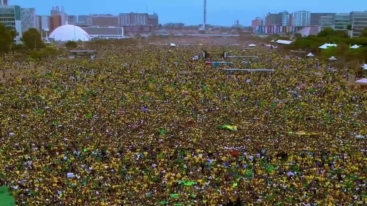 Rio de Janeiro BR: 3 Million Brazilian Patriots Protest Against Lula's Fraudulent Election