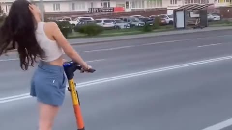 Feeling Cute Ride A Scooter