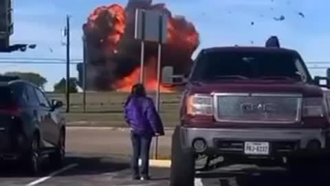 Small Plane Collides With a B-17 Bomber at Dallas Air Show