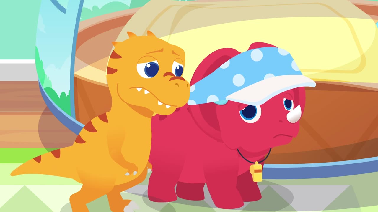 Baby Dino Ep14 📺 Pterosaur Flying Competition Part 1 - Jurassic World _ Family Cartoon +1