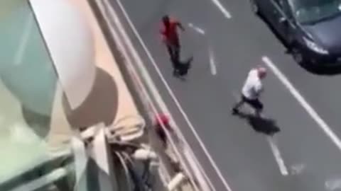 Italy: 'Monkey noise making' Coudenhove Kalergi importee is slapped by motorist.😁.