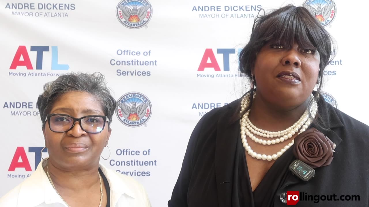 Kwania Newman and Lolita Anderson