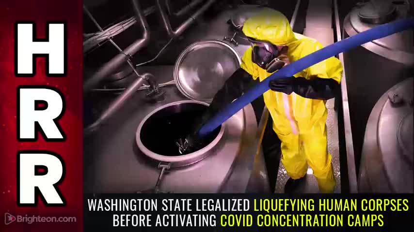 Washington State legalized LIQUEFYING human corpses