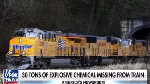 Chemicals missing from a train