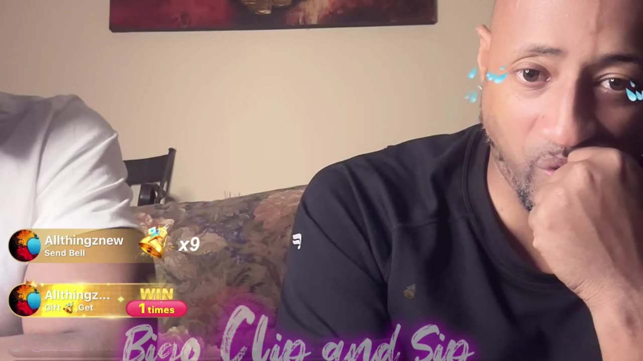 TrinaB's live n comments want him to show his new boo of about a week 6/5/24 #bigoclipandsip