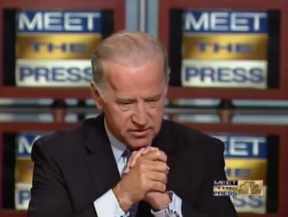 Joe Biden at Meet the Press in 2012