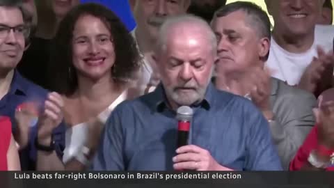 Lula wins Brazil’s presidential election, ousting incumbent Bolsonaro