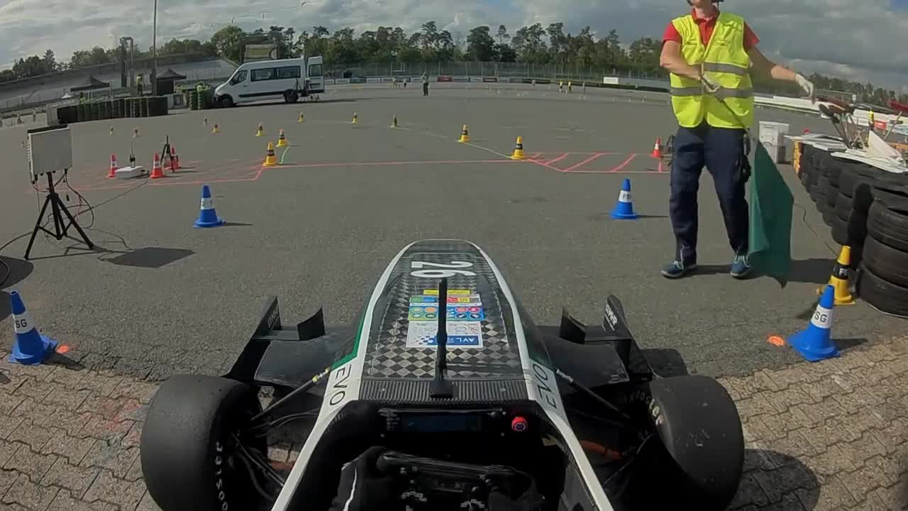 Fastest AutoX Lap | Formula Student Germany 2021 | GreenTeam Uni Stuttgart