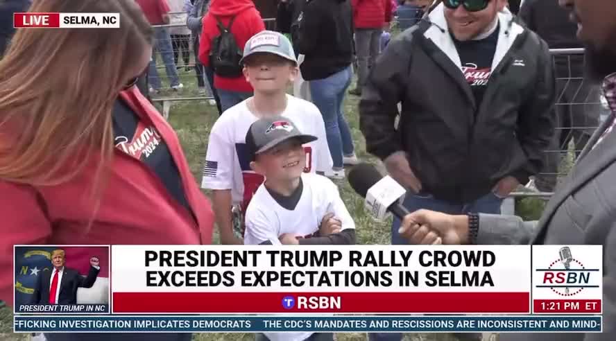 Little Kid’s BIG Mistake at Trump Rally Has Parents Cringing