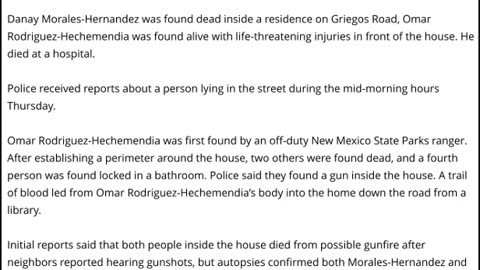 Police Identify 2 Out Of 3 Dead In Brutal Triple Homicide Where Trail Of Blood Led Inside House