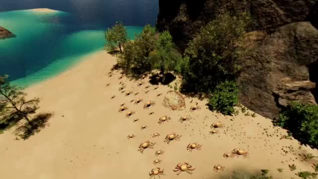 [VR 360°] fan-made Crab Rave - Snow Crab Rave Virtual Reality 360° Music Video_Cut