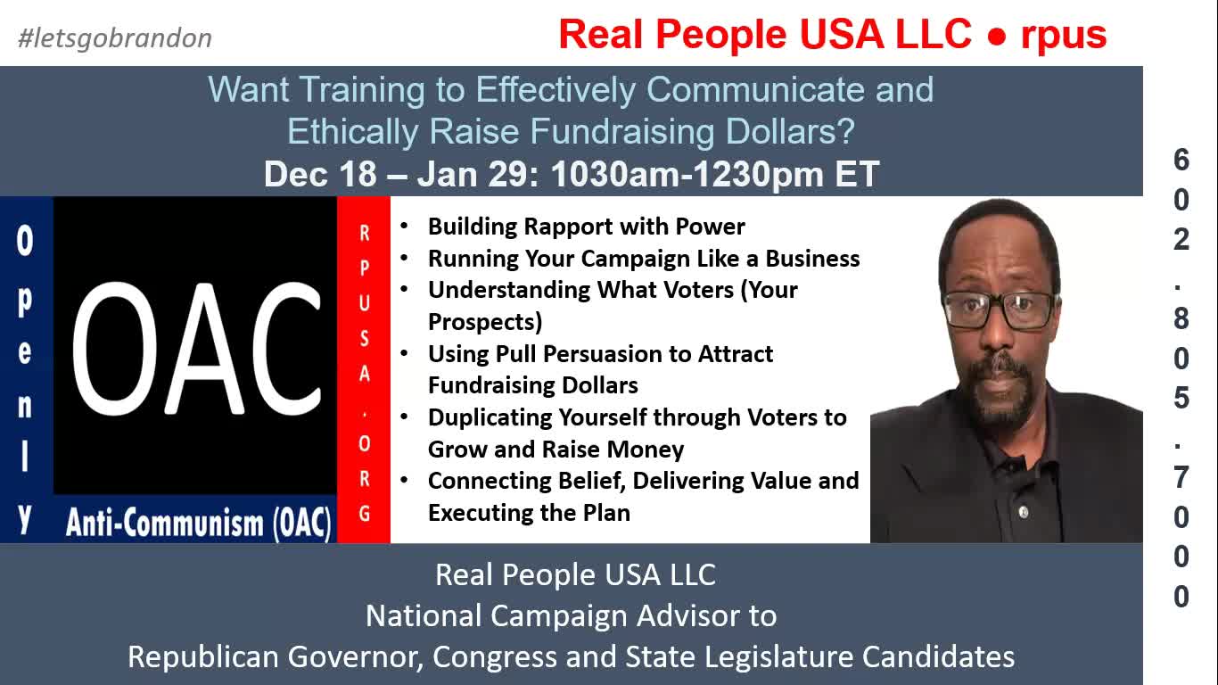 GOP Candidate Training to Run Campaigns Like a Business