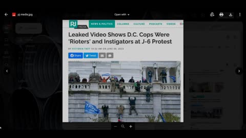 Videos From Jan. 6th Are Telling A Different Story