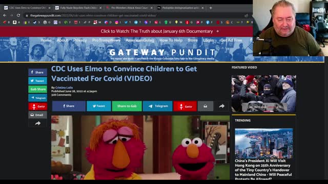 CDC used Elmo to push covid crap on children