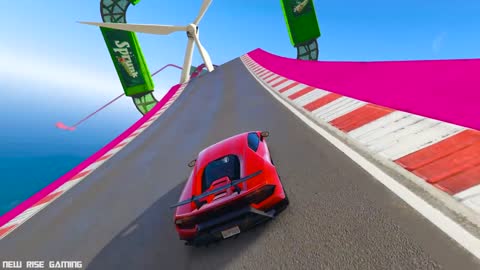 SPIDERMAN CARS MEGA Ramp Jump
