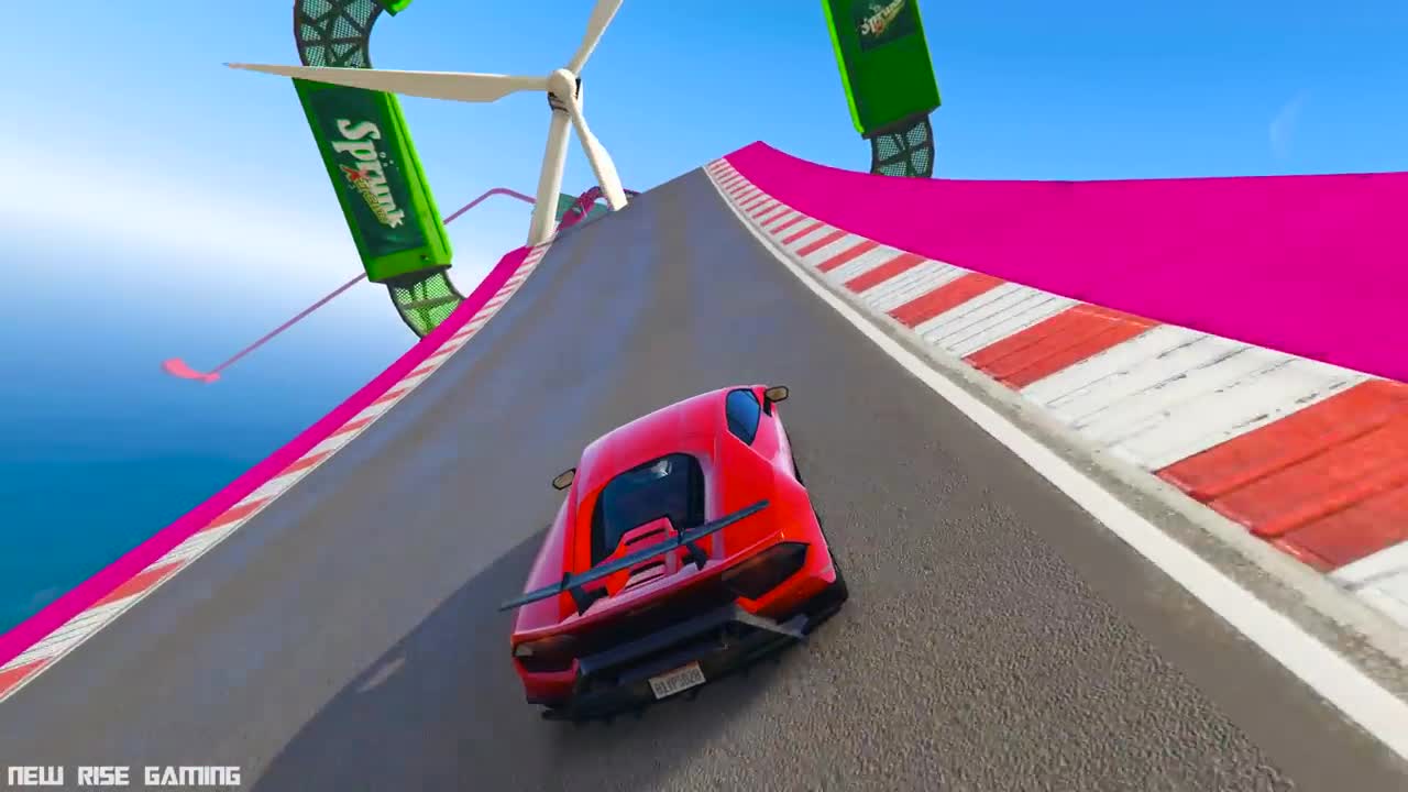SPIDERMAN CARS MEGA Ramp Jump