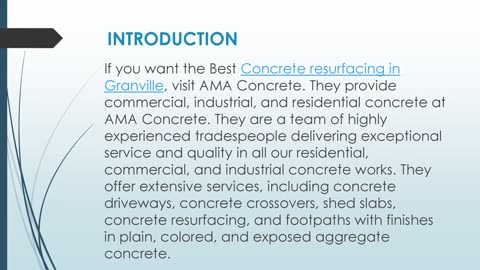 Best Concrete resurfacing in Granville