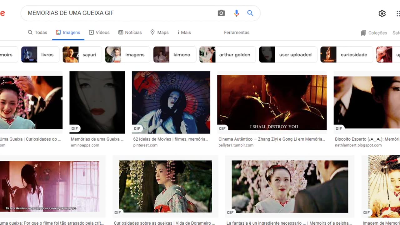 GIFS DO FILME MEMORIAS DE UMA GUEIXA