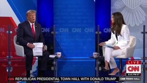 Trump CNN Town Hall - Continued on J6, election, and J6 pardons