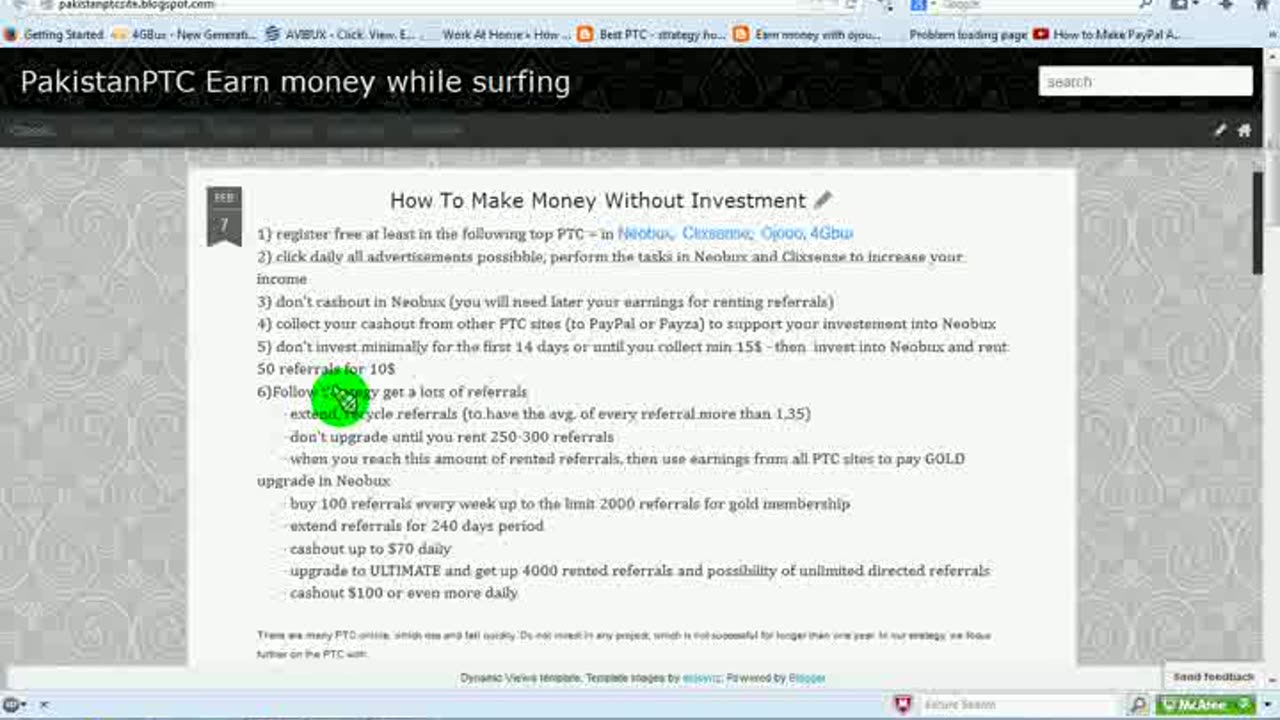 Make money without investment