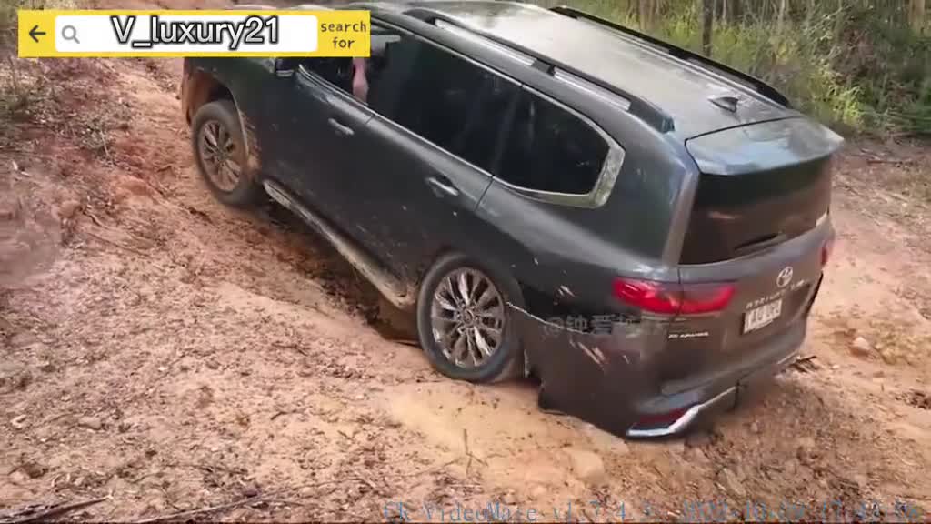 It's too harmful to the car to drive in such a road condition