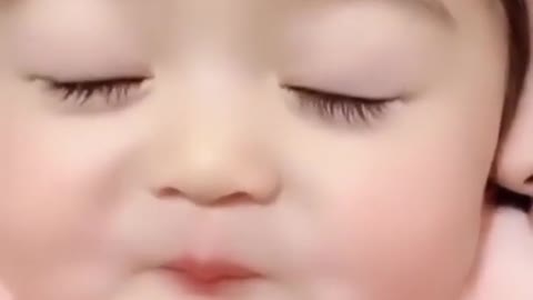Baby cute try