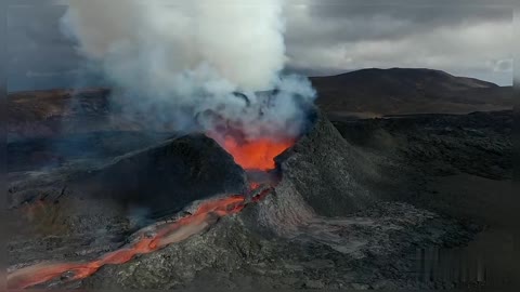 Volcano Volcanic Eruption Volcano Lava Eruption Lava Scenic View Of Volcano Eruption