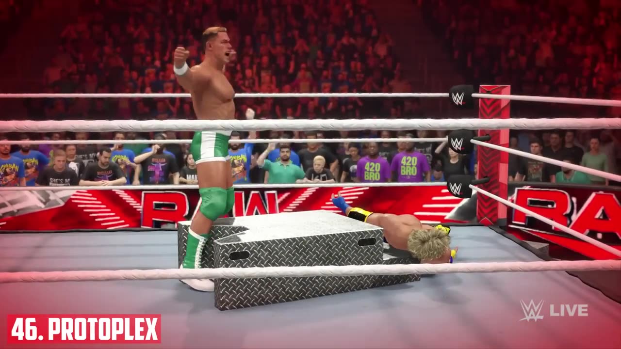 50 super finisher on steel step 👿👿