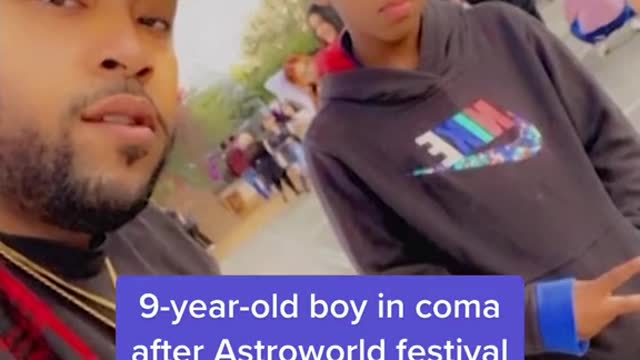 9-year-old boy in coma after Astroworld festival