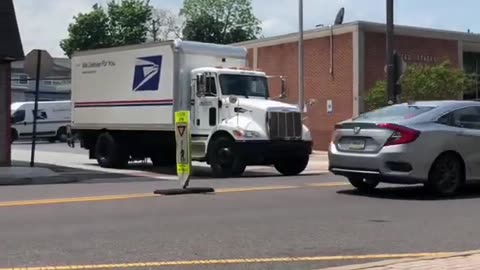 Postal truck at New Cumberland postal service