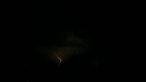 Severe Thunderstorm In Middle Of Night